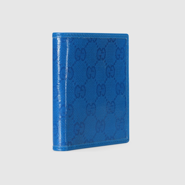 760320.FACHH.4344.007.080.0000.Light GG Crystal bi fold wallet